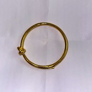 KATE SPADE GOLD PLATED SAILORS KNOT HINGED BANGLE BRACELET - Nautical Th…